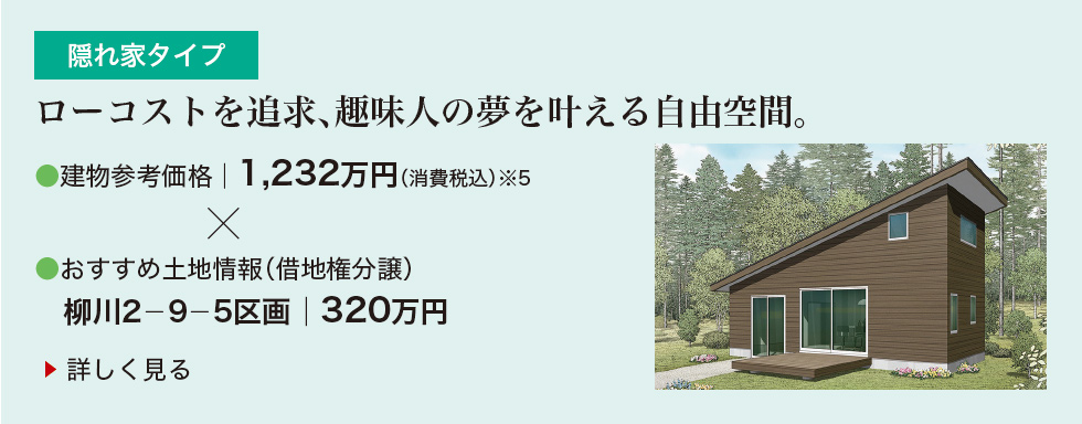 隠れ家タイプ